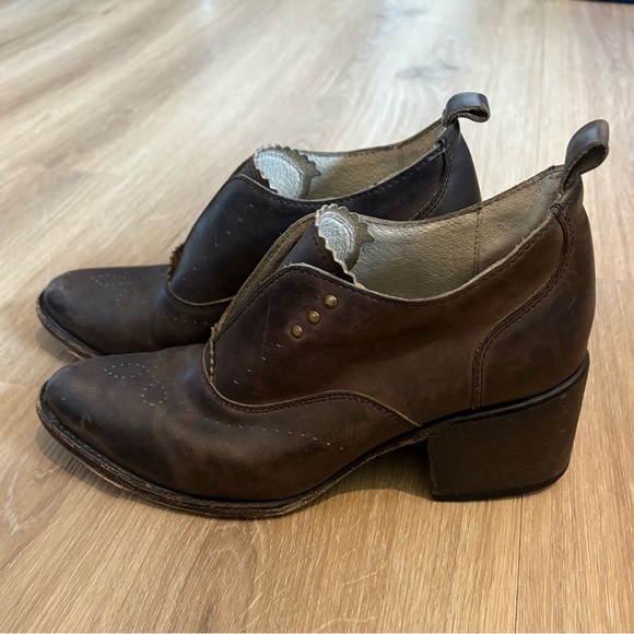 Firebird Western Women’s 9 Sadie Leather Ankle Boots Cowgirl Cowboy - Picture 5 of 10